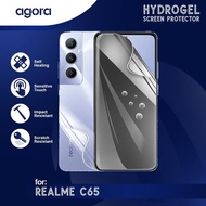 LAYAR Anti-Scratch Hydrogel For Realme C65 Hydrogel SCREEN Protector - ANTI SPY, FULL SCREEN, REALME