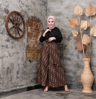 Celana Kulot Panjang Batik Wanita Bahan Katun Adem Fashion Kulot Warung Batik Nusantara