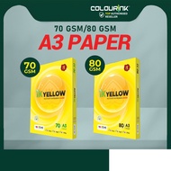 IK Yellow A3 Paper 70Gsm / 80Gsm 450 sheets