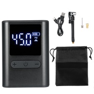 Bike Pump Electric Bicycle Pump Portable Tire Inflator Air Pump for Bikes 100PSI High Pressure Guage