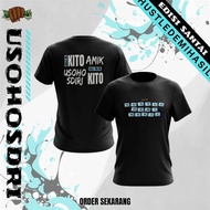 Hustle Demi Hasil Text Graphic Short Sleeve Tshirt
