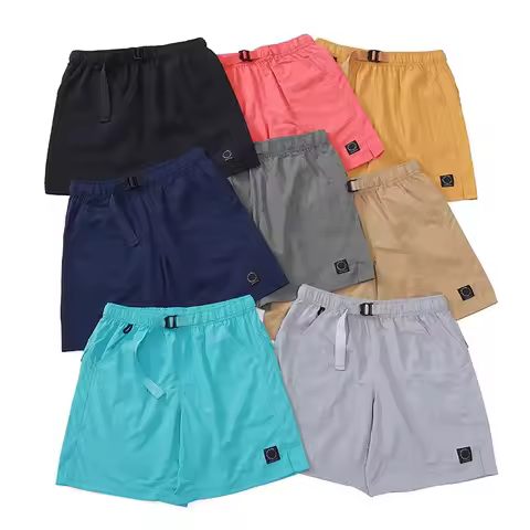 Yamatomichi Summer Men's Casual Shorts Quick Dry Breathable Beach Sports Shorts Drawstring Waist Lig