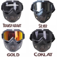 Disc Google Glasses Helmet Motorcycle Mask - Paint Set
