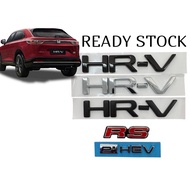 emblem HRV honda hrv 2022 -2025 chrome black matte glossy ehev rs emblem hrv rs ehev