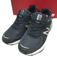 二手 NEW BALANCE M990NV4 US10D (28cm) 海軍藍 美國製造 V4 運動鞋。