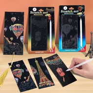Creative diy Birthday Gifts Night View Scratch Painting City Scratch Painting Paper Handmade Scratch
