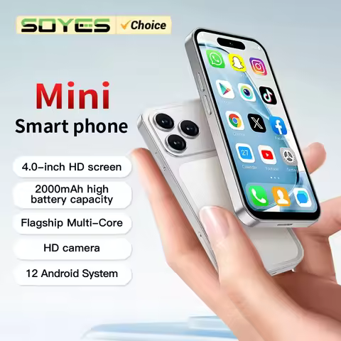 SOYES A18 Pro 4.0" Full Screen Mini Smartphone 4G LTE 2GB RAM 16GB ROM Android 12 Dual SIM Standby 2