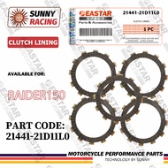 CLUTCH LINING SET ( 5 PCS )  GD110 / RAIDER J 110 / SHOGUN 125 / SMASH ( 21441-21D11L0）