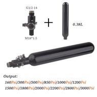 HPA 200BA 3000PSI M18*1.5 Air Tank 300BAR 4500PSI Pressure Regulator PCP Gas Cylinder Refill Filling