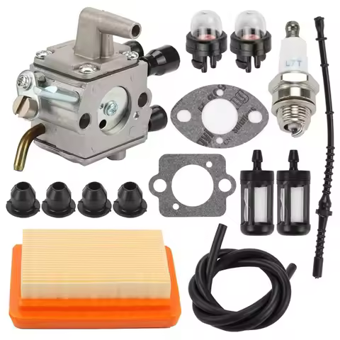 Carburetor Air Filter Kit for Stihl FS120 FS200 FS250 FS300 FS350 FR350 FR450 FR480 Replace 4134 120