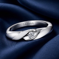 SAN950 Engagement Wedding Ring Wanita W510 - 950 Silver White Gold PalladiumPLATINUM | Custom Handma
