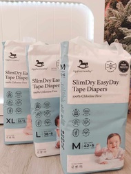 APPLECRUMBY SlimDry EasyDay Diapers Mega Tape - S/M/L/XL