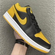 Jordan Air Jordan 1 Low Bumblebee Low Cut aj1 Black Yellow Jordan aj1 Low Cut Black Yellow Casual Sn