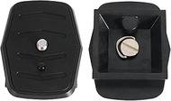 2-Pack Universal Quick Release Plate Set for Velbon Tripods, Compatible with CX-444, CX-888, CX-460,