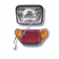 Yamaha RXZ 3XL MIL Head Lamp Tail Lamp/Lampu Depan Lampu Belakang - 55K-84130-00/3XL-H4710-00