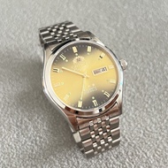 นาฬิกาข้อมือชาย Orient Automatic Steel Vintage Waterproof นาฬิกาข้อมือชายกลไกอัตโนมัติแท้ Samsung สา