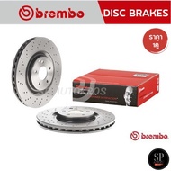 BREMBO Front Brake Disc (With Holes) BENZ 55AMG SLK R171 (HC) '04-11/D09 A731 11/345mm/1 Pair