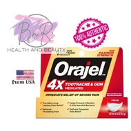 Orajel 4X for Toothache & Gum Pain: Severe Cream Tube 9.4g-From Oral Pain Relief Brand EXP 2026/SEPT