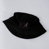 🦘日本購入Kangol 燈芯絨漁夫帽黑M Cord bucket hat 極新二手可議價
