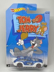 Hot Wheels 湯姆和傑瑞 HW Pursuit Hot Wheels 湯姆和傑瑞 藍色迷你車模型 汽車週邊 已絕版 & Cat
