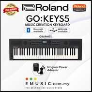 Roland GO:KEYS5-GT Graphite Music Creation 61 Keys Keyboard (GO KEYS GO-KEYS GOKEYS GOKEY GO KEY)