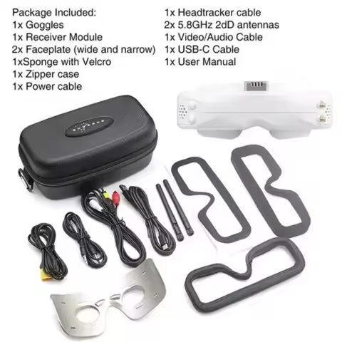 2025 hot sale SKYZONE SKY04X PRO 04X V2 video glasses head tracking OLED resolution 1920X1080