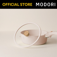 Modori - 純白鍋具組-燉鍋鍋蓋粉色