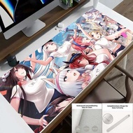 Game Azur Lane Mouse Pad Office Desk Protector Mat PU Leather Waterproof Desktop Keyboard Desk perso