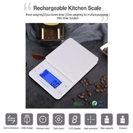 USB 充電滴漏式咖啡廚房電子磅連計時器  qqbckp USB Rechargeable Drip Coffee Kitchen Digital Scale with Timer