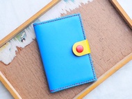 雙咭位四合鈕搭帶護照夾 好好縫皮革材料包 免費刻字 手工包 PASSPORT HOLDER 皮夾 護照夾 證件套 旅行 簡約實用 意大利皮 植鞣皮 客製化