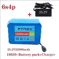 🔥18650Li-ion Battery Pack24V32.0Ah Electric Bicycle Power Car Lithium Ion Battery Pack Belt