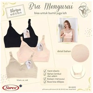 SOREX Maternity Nursing Bra 8200 Sport Model MaternityWanita 3 Hooks Equivalent to Cup B Medium Foam