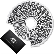 1400 Dots 6mm & 3mm 3D Scanning Markers for 3D Scanner, High Precision Tracking & Positioning Dots f
