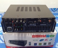 เครื่องขยายเสียง แอมป์ integrate amplifier SIVITE AV-MP326BT 4 MIC in USB SD card EQ 10 Band pre am