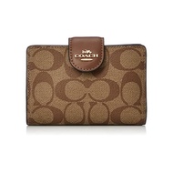 [Coach] Half Wallet C0082 Signature Women's Im/KhakiSaddle