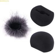 Doublebuy Foam Mic Wind Cover Furry Windscreen Muff for ZOOM H5 H6 Recorder Microphone