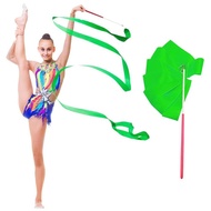 2m/4m Colorful Gym Ribbons Dance Ribbon Rhythmic Art Streamer Ballet Gymnastics Twirling W1u4