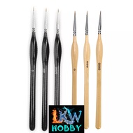 Plastic Model Kits Pointed Paint Brush Set 0+000+00000
