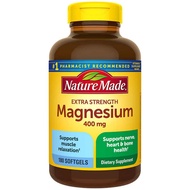 Nature Made Magnesium 400mg,250mg 180 softgels