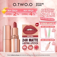 O.TWO.O Waterproof Lipstick Matte Lipstik 24H Tahan Air Kalis Air 11 Warna