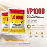 VP1000 Water Soluble Vitamin Penggalak Telur dan Tumbesaran Ayam Itik Angsa dll Vitamins + Amino Aci