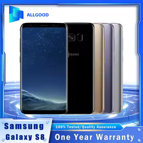 Samsung Galaxy S8 G950U 4G Mobile Phone 5.8 Inch 4GB 64GB 12MP Dual Pixel Camera Iris Scanner Octa-C