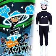 Phantom Danny cosplay Costume Danny Phantom Halloween Children Animation Costume