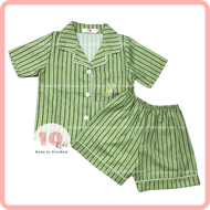 12-45KG Pijama Cho Bé Trai Bé Gái Tay Ngắn Quần Đùi Vải Lụa Mềm Mát - Đồ Ngủ Bé Trai Đồ Mặc Nhà Bé