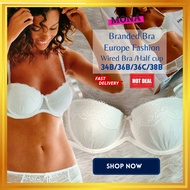 MONA Baju Dalam Wanita Celana Dalam Wanita Bra Besi Bra Branded Wire Cup Coli Wanita Half Cup Lace