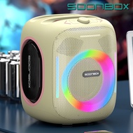 ลำโพงบลูทูธ Soonbox 6600max 120W พร้อมไฟRGB ปรับเบสได้ 3 โหมด รุ่นใหม่ 2025