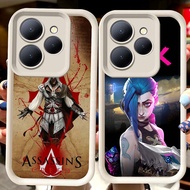 H92 Fortnite White Casing for Tecno POP Spark GO1S 8 4 9 20 GO 7 Pova 5 GO1 6 Camon 12 GO2 40 Pro 30