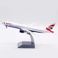 48H Shipping - ARD BA85 British Airlines Boeing B777-200ER G-YMMH Finished Alloy Airplane Model 1/20