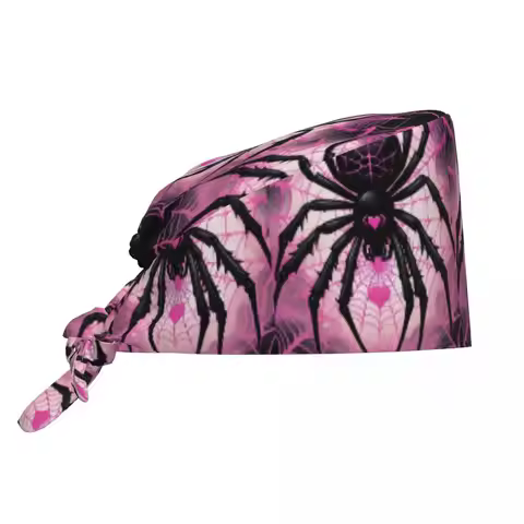 Custom Gwen Spider Cartoons Comic Team Cleaning Working Cap Cool Men Women Scrub Cap Surgicals Hat N