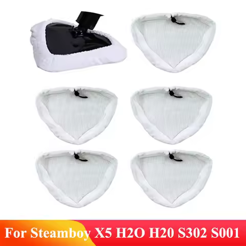 Washable Reusable Mop Pad For Steamboy X5 H2O H20 S302 S001 SKG Handhled Vacuum Cleaner Cleaning Clo